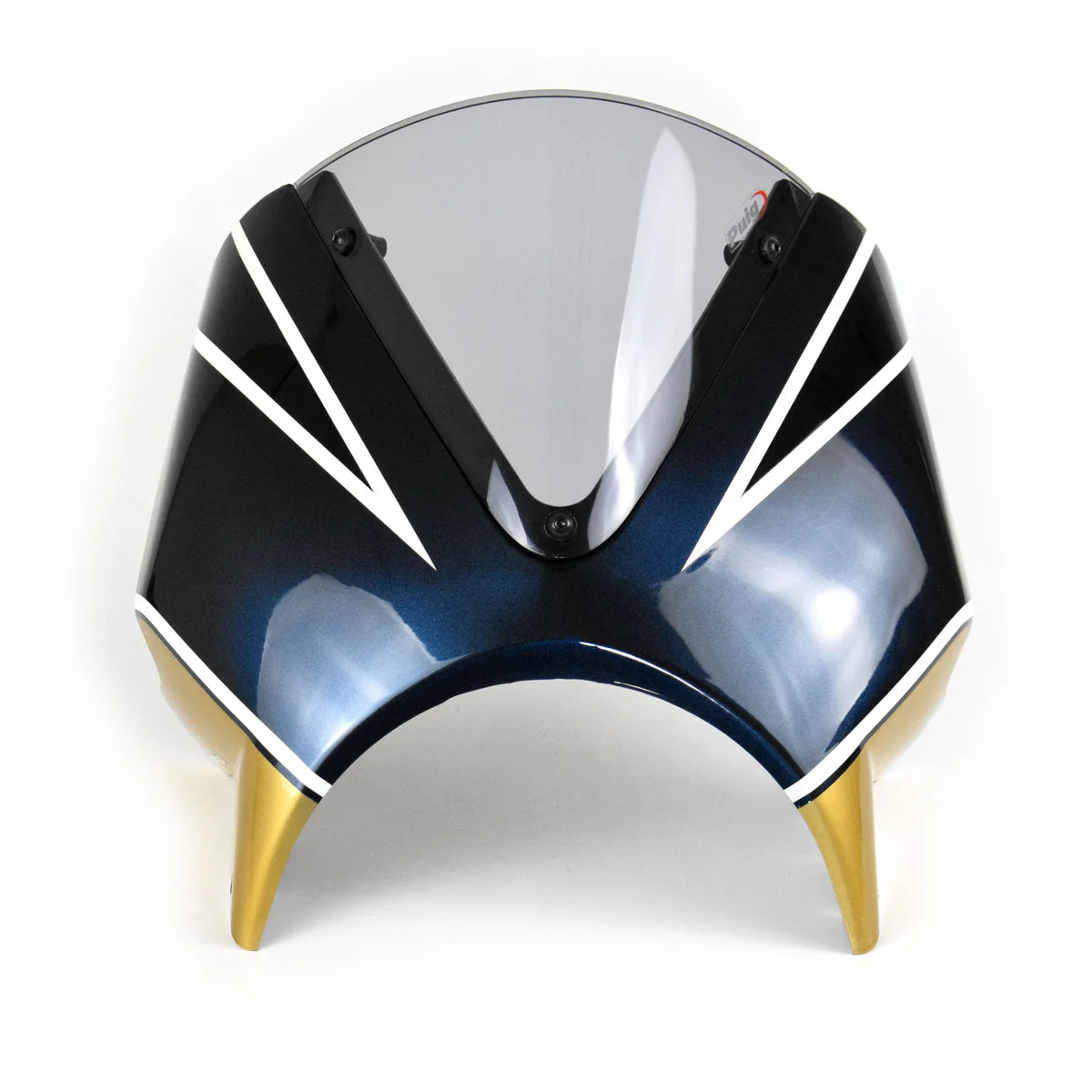 Kawasaki Z900RS (2022 - On) Pyramid Fly Screen | Metallic Blue/Gold (Candytone Blue/Gold)