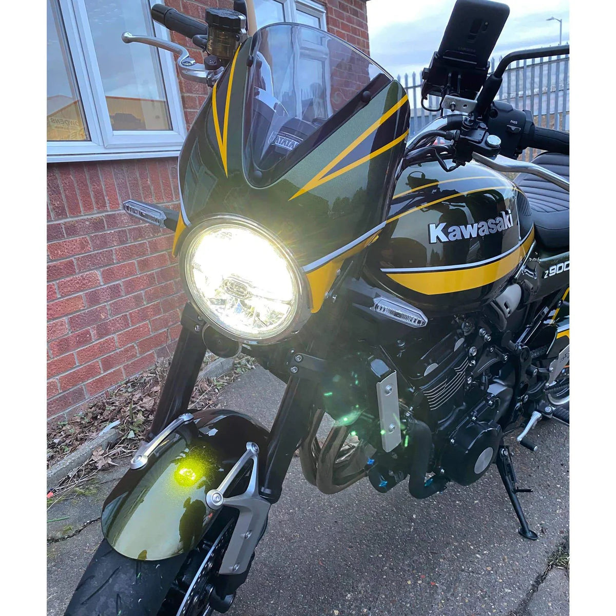 Kawasaki Z900RS (2019 - On) Pyramid Fly Screen | Metallic Green (Candytone Green Scheme)