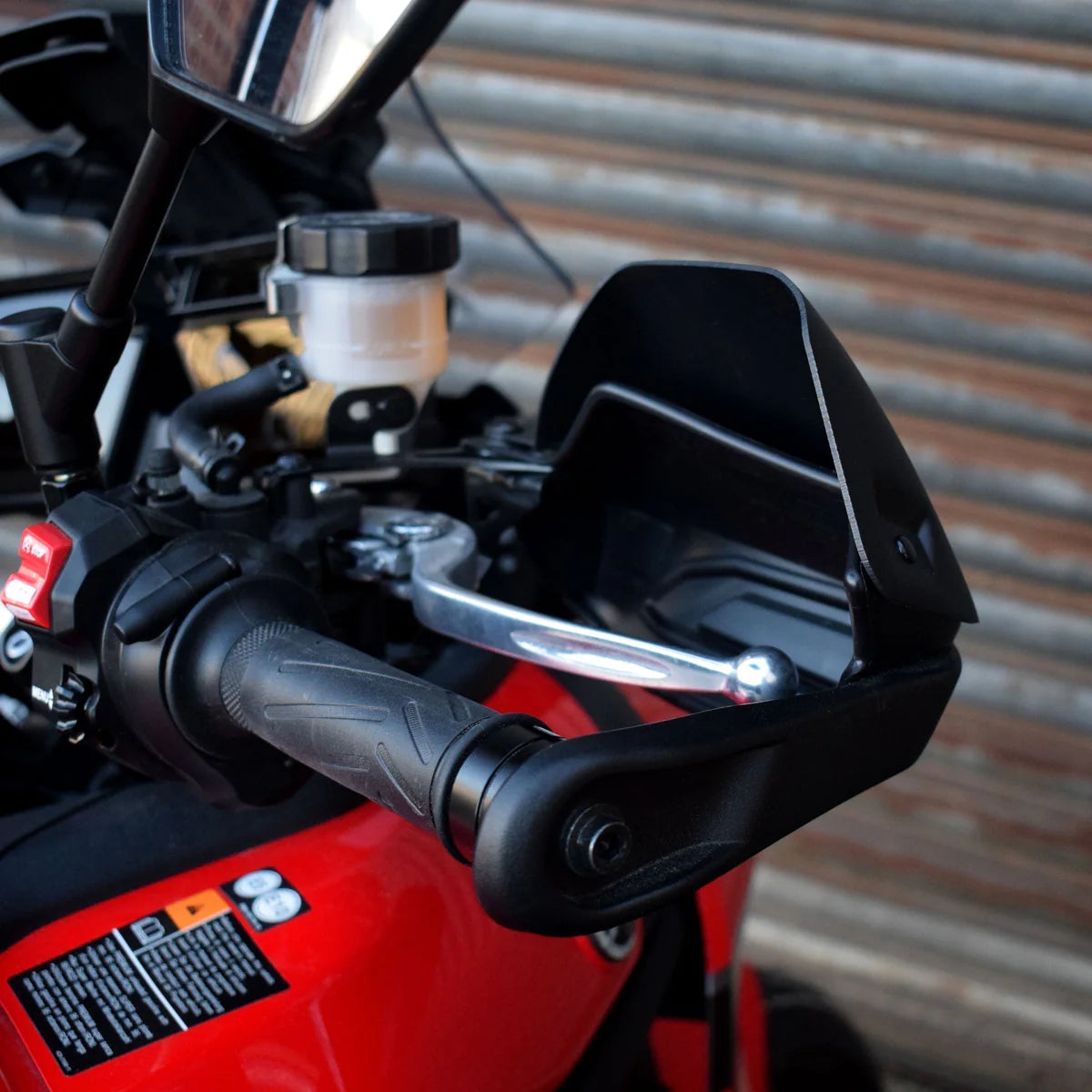 Yamaha Tracer 9 & GT (2021 -On) Pyramid Plastics Front Handguard Extensions | Matte Black |