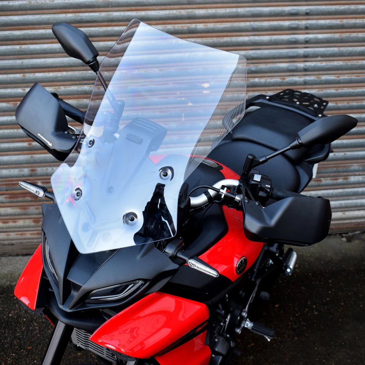 Yamaha Tracer 9 & GT (2021 -On) Pyramid Plastics Front Handguard Extensions | Matte Black |