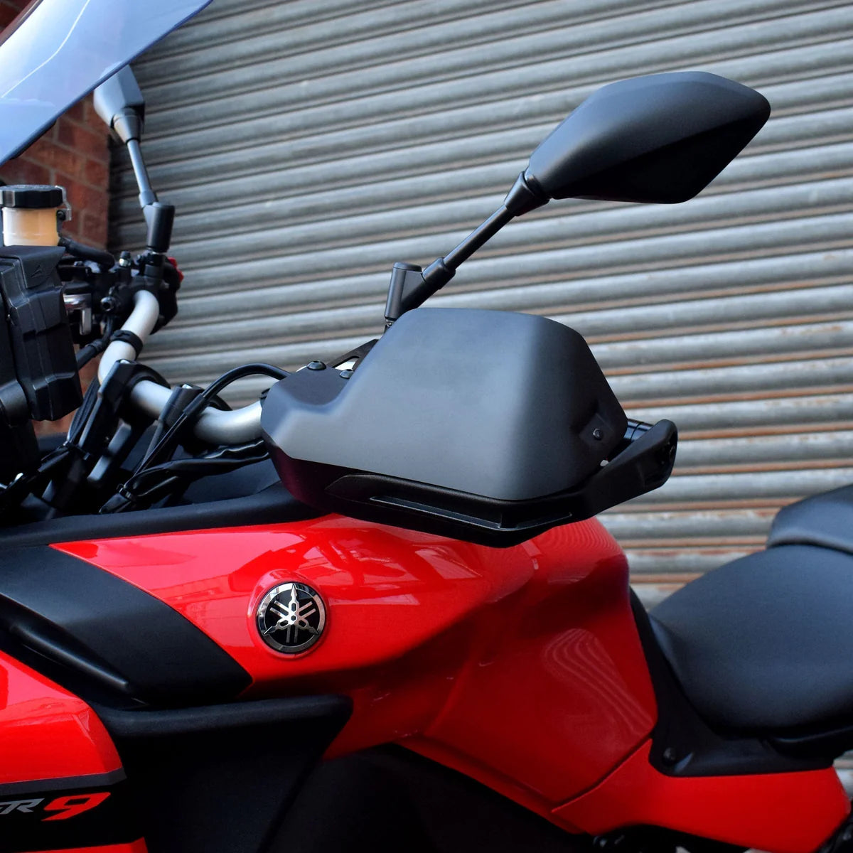 Yamaha Tracer 9 & GT (2021 -On) Pyramid Plastics Front Handguard Extensions | Matte Black |