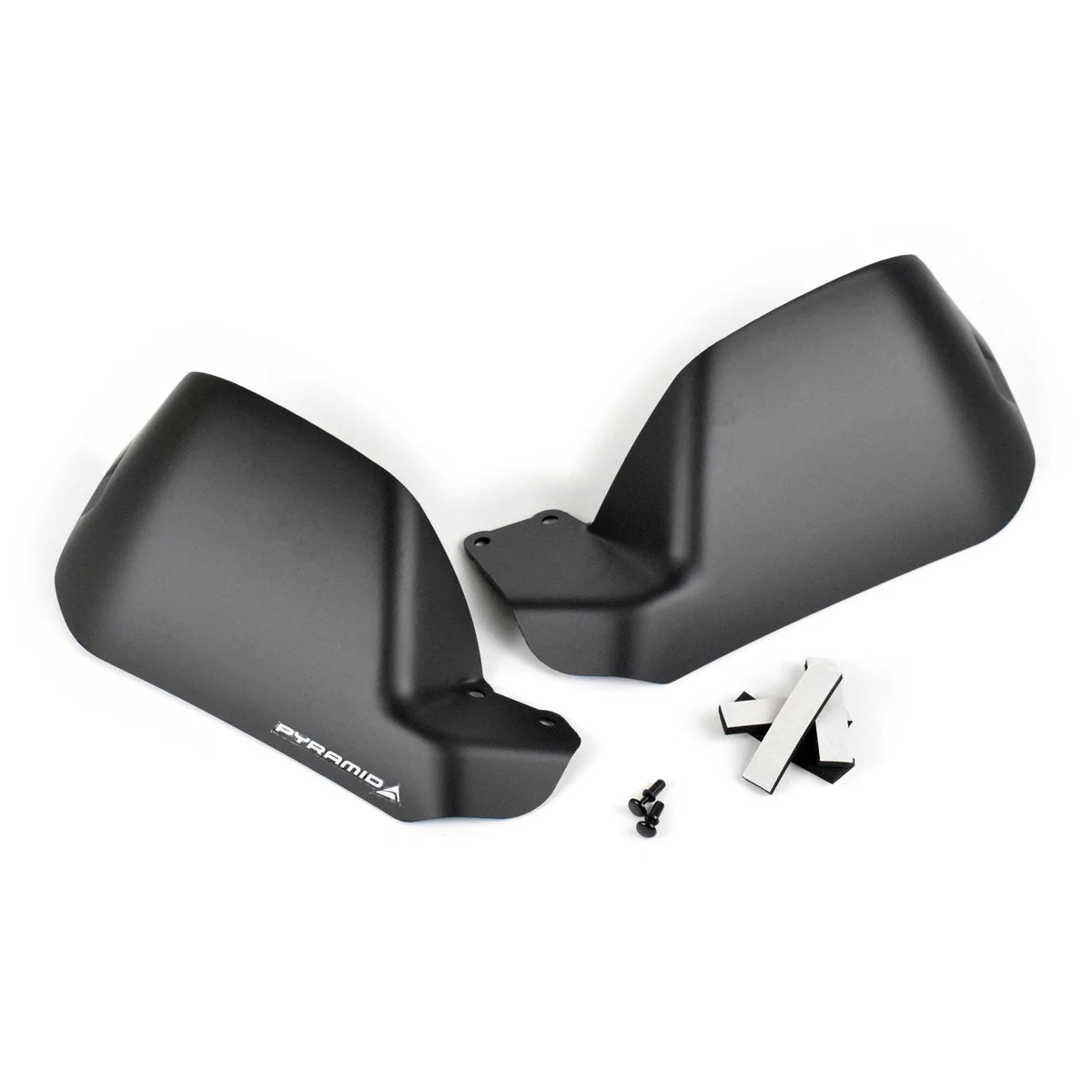 Yamaha Tracer 9 & GT (2021 -On) Pyramid Plastics Front Handguard Extensions | Matte Black |