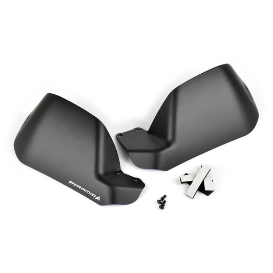Yamaha Tracer 9 & GT (2021 -On) Pyramid Plastics Front Handguard Extensions | Matte Black |