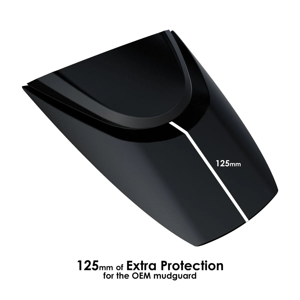 Ducati Multistrada V4 Pikes Peak (2021 - On) Pyramid Hugger Extension  | Matte Black
