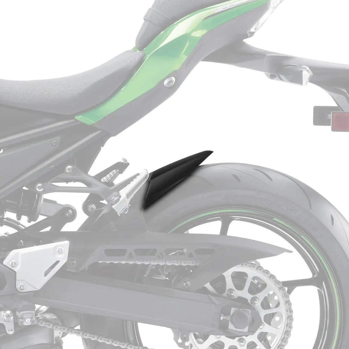 Kawasaki Z900 RS Models (2018 - On) Pyramid Hugger Extension  | Matte Black |