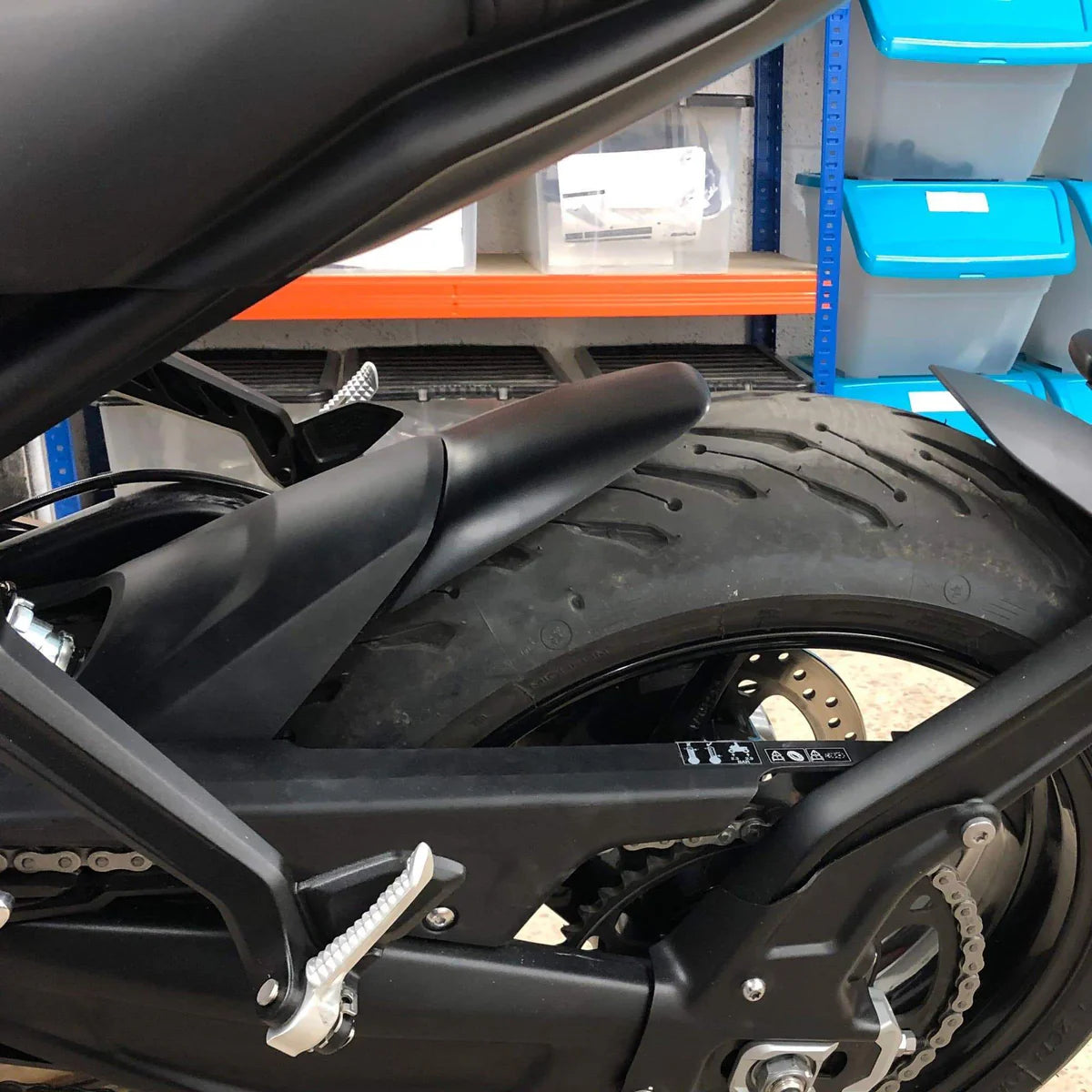 Triumph Trident (2021 - On) Pyramid Hugger Extension  | Matte Black