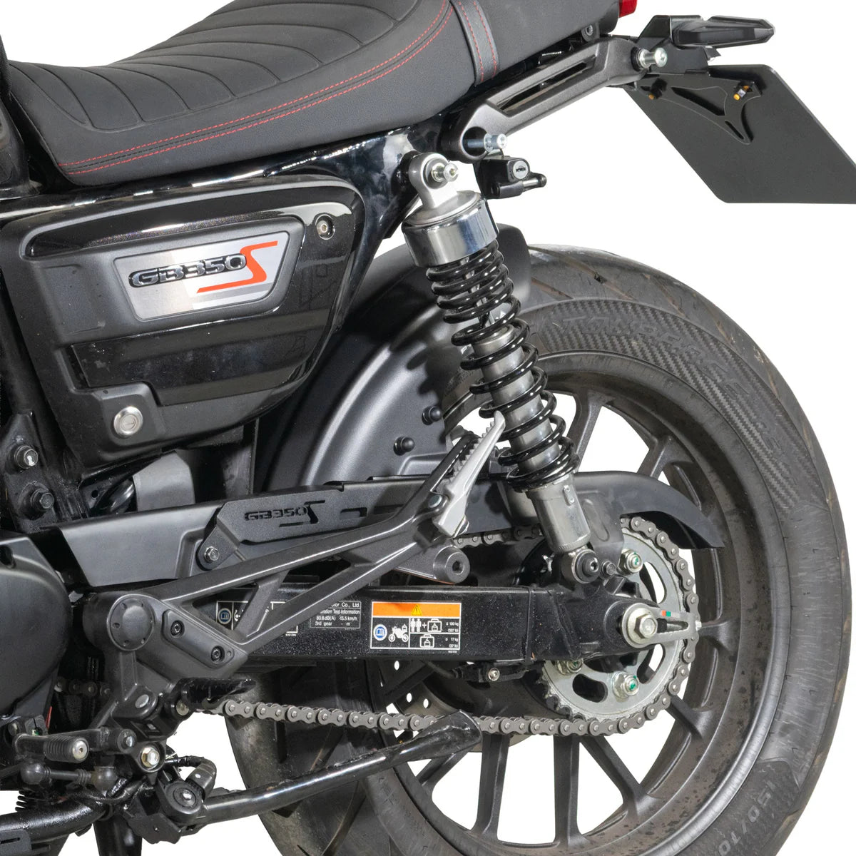 Honda GB350S (2025 - On). Pyramid Rear Hugger | Matte Black |