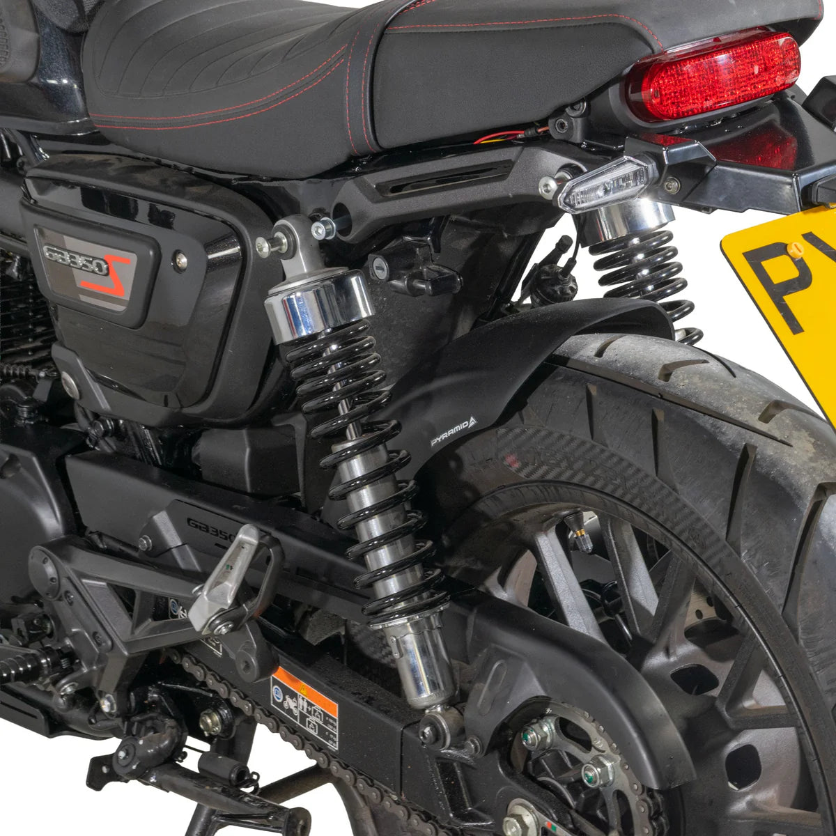 Honda GB350S (2025 - On). Pyramid Rear Hugger | Matte Black |