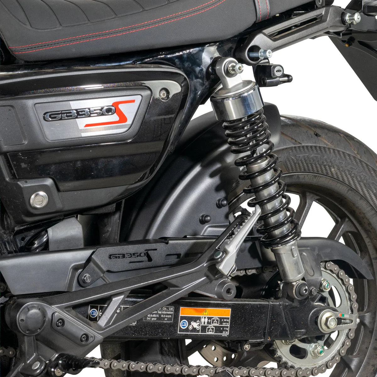 Honda GB350S (2025 - On). Pyramid Rear Hugger | Matte Black |