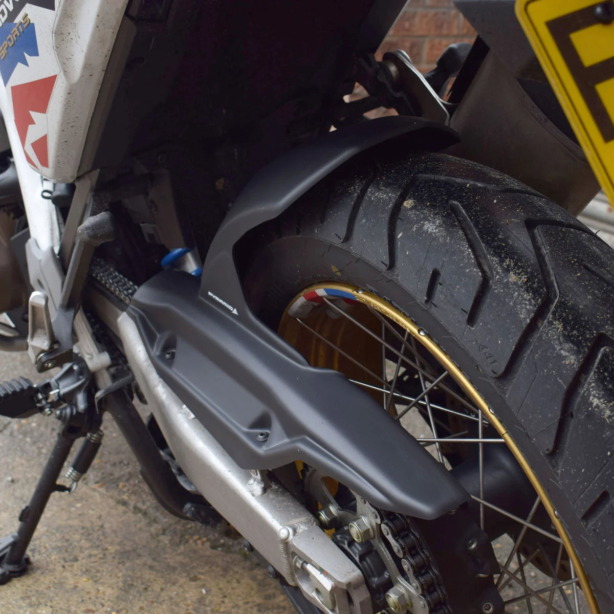Honda XL750 Transalp (2023 - On) Pyramid Rear Hugger | Matte Black |