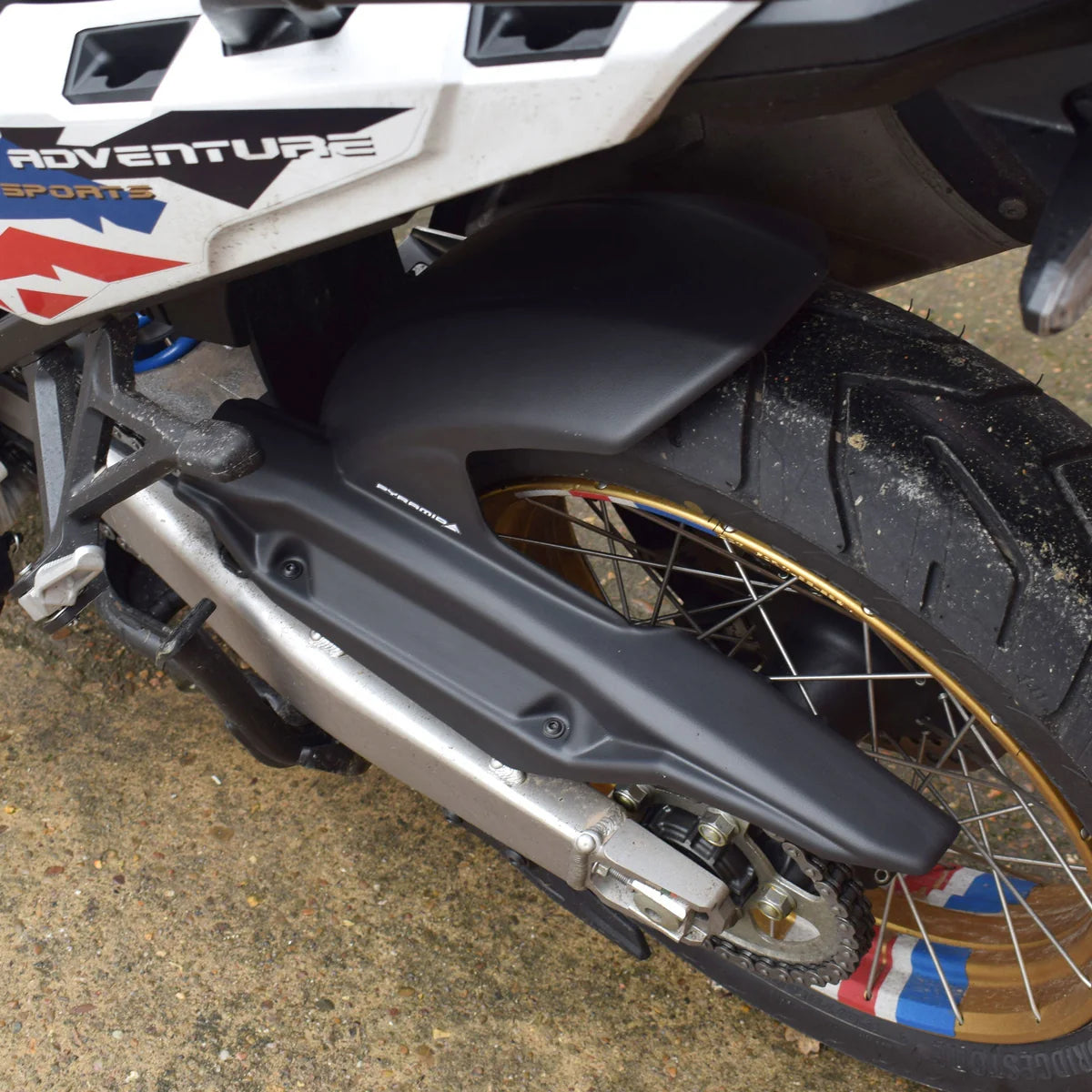 Honda XL750 Transalp (2023 - On) Pyramid Rear Hugger | Matte Black |