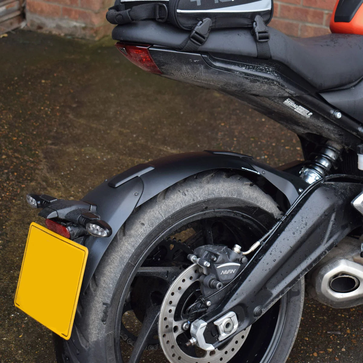 Triumph Trident (2021 - On) Pyramid Hugger  | Matte Black