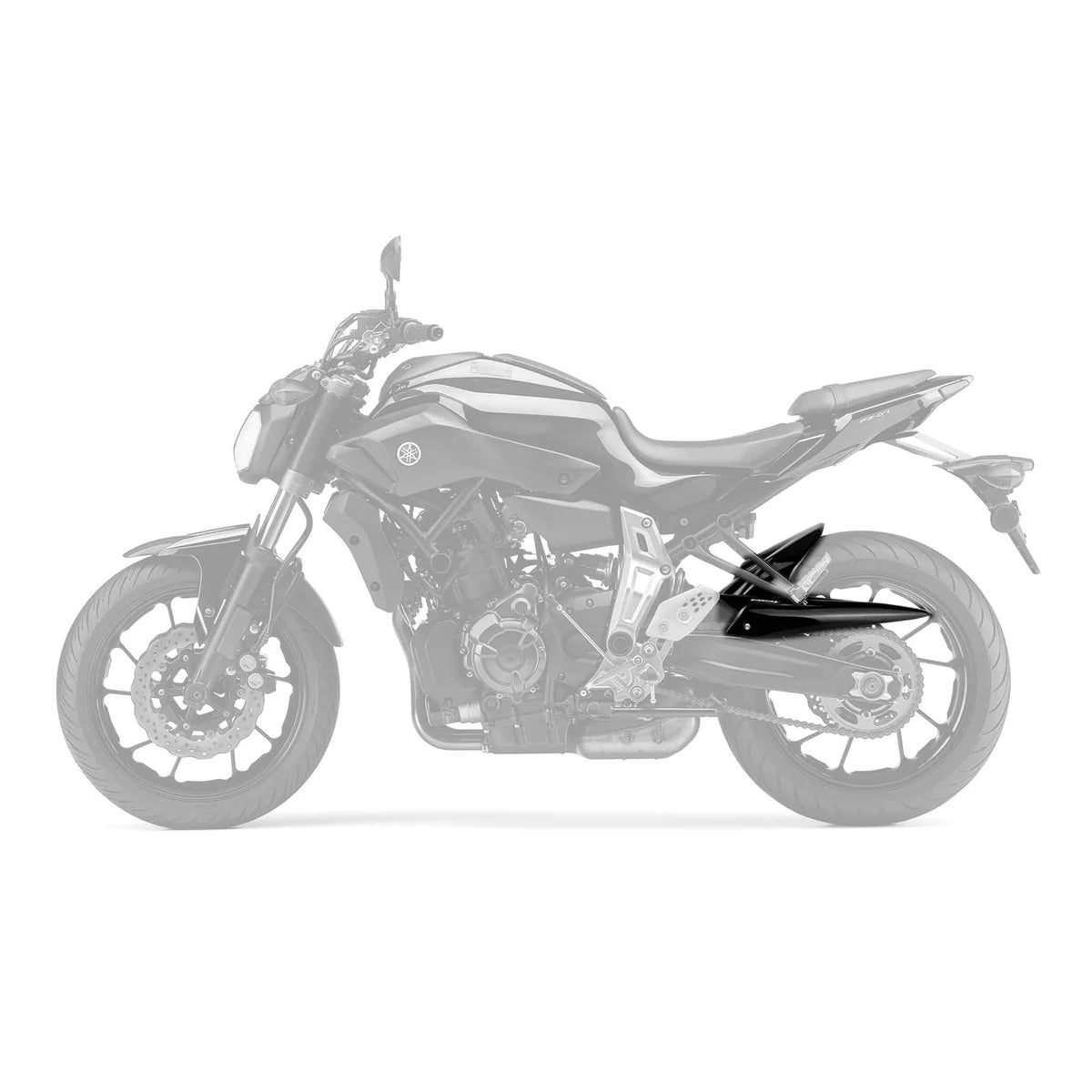 Yamaha MT-07 (2013 - 2024) Pyramid Hugger | Matt Black |