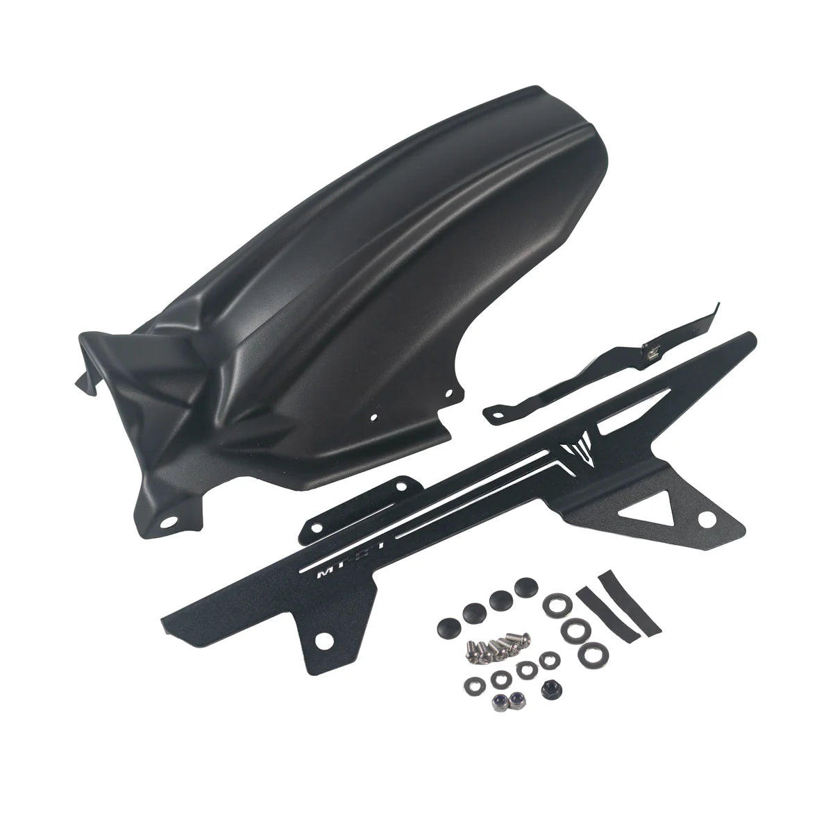 Yamaha MT-07 (2025 - On) Pyramid Hugger With Chain Guard (Matte Black)
