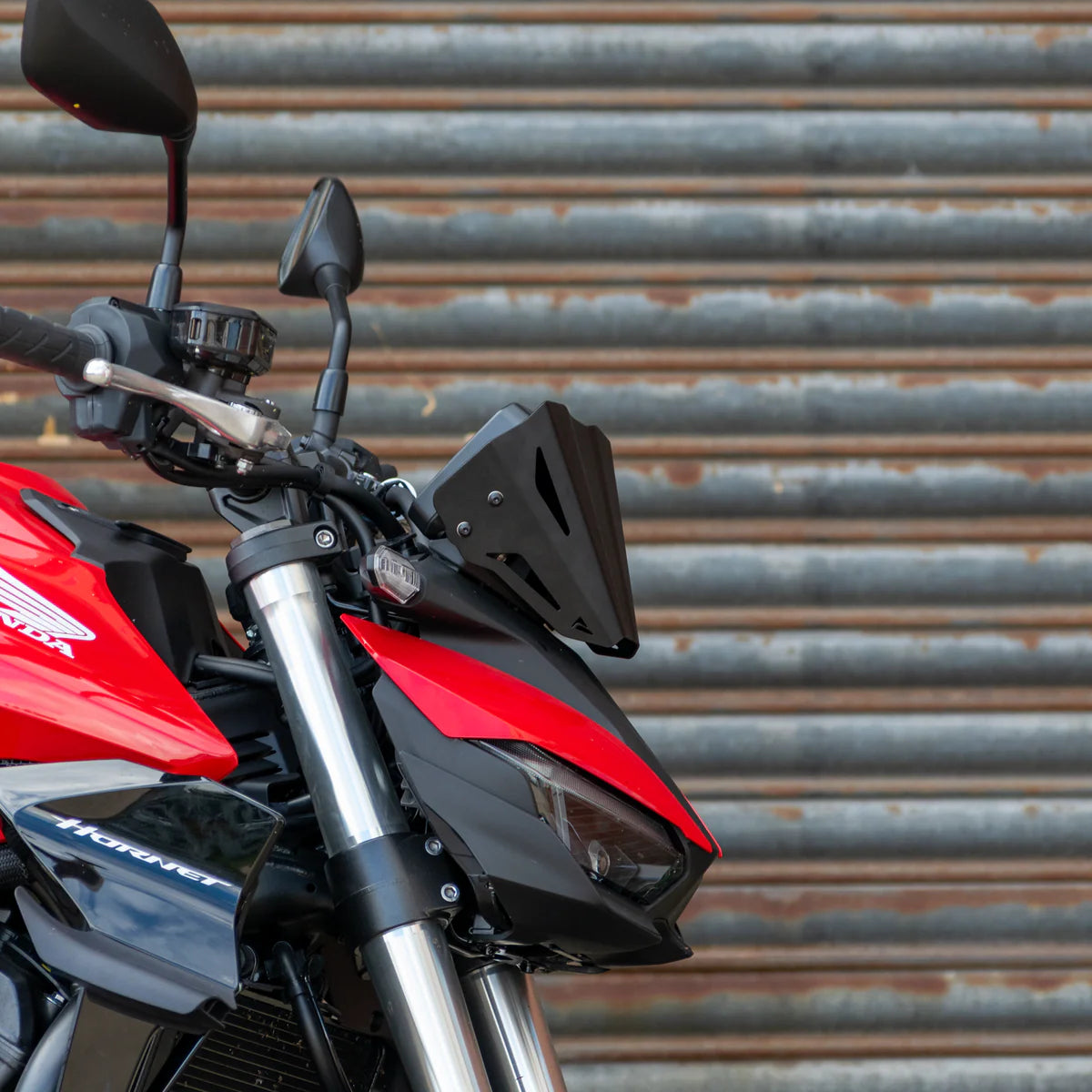 Honda CB1000 Hornet & SP (2025 - On) Pyramid Metal Fly Screen | Matte Black |