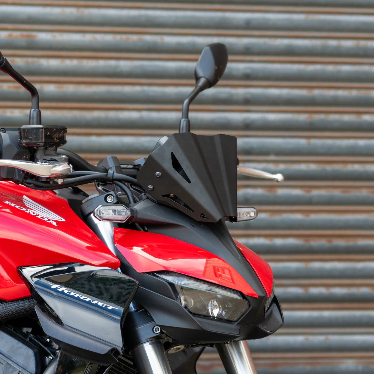 Honda CB1000 Hornet & SP (2025 - On) Pyramid Metal Fly Screen | Matte Black |