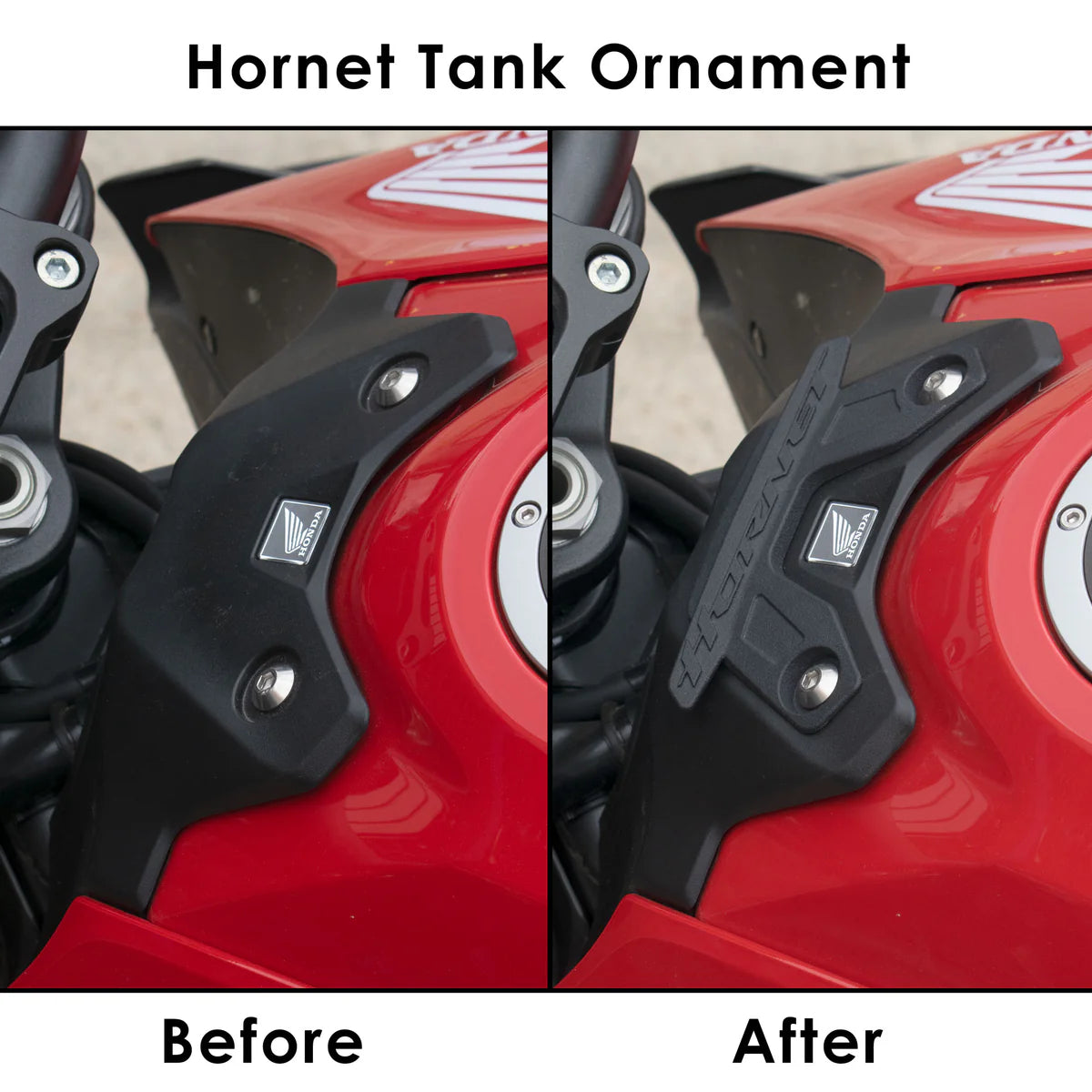 Honda CB1000 Hornet (2025 - On) Pyramid Tank Ornament | Matte Black |