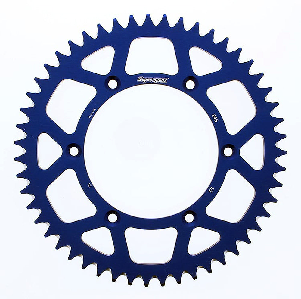 SuperSprox Rear Alloy MX RAL-245-51-BLU