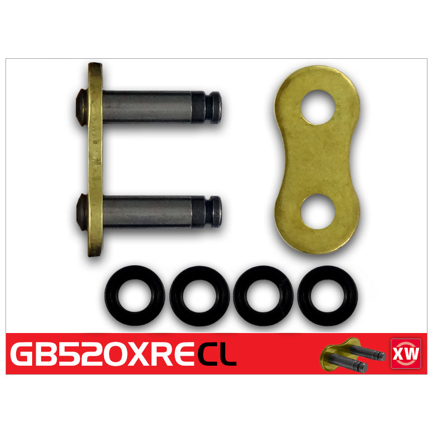 RK GB520XRE-CL XW-Ring Gold Chain Clip Link