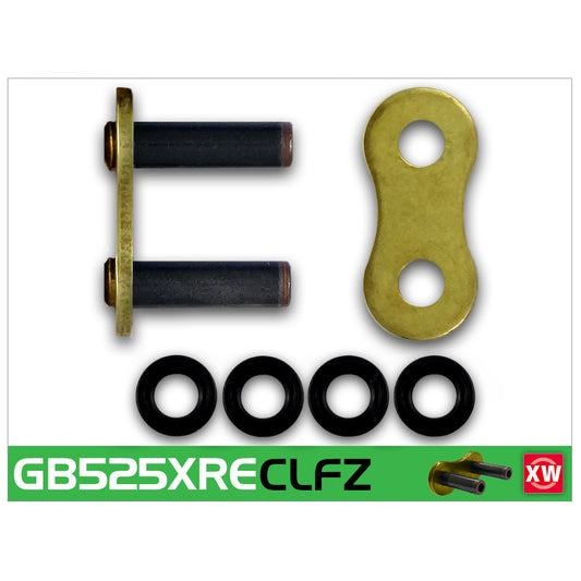 RK GB525XRE-CLFZ XW-Ring Gold Chain Rivet Link
