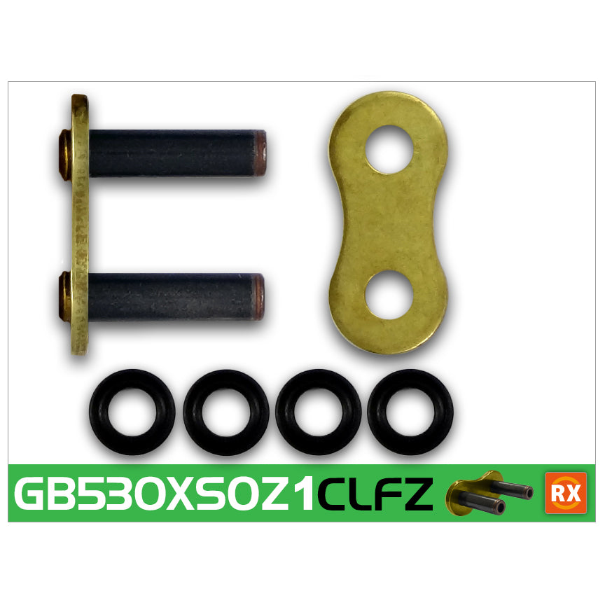 RK GB530XSOZ1-CLFZ Gold RX-Ring Con Rivet Link