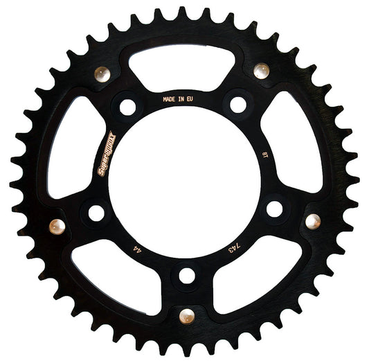 SuperSprox Rear Stealth RST-743-44-Black 520 pitch