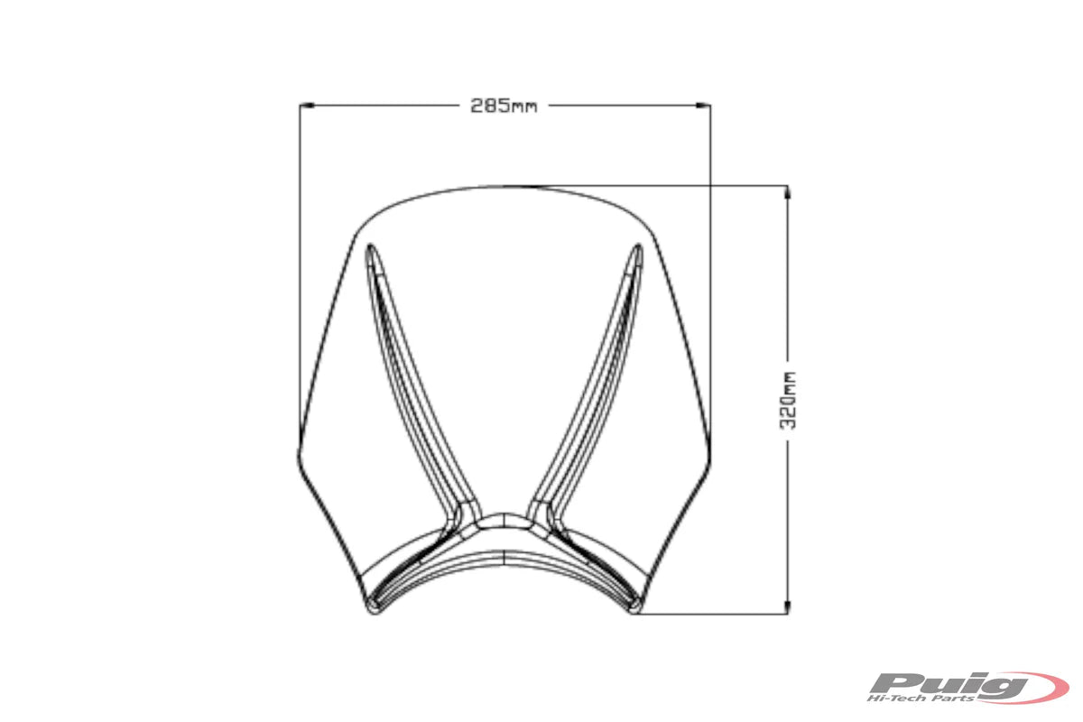 Triumph Trident 660 (2022+) Puig Screen options