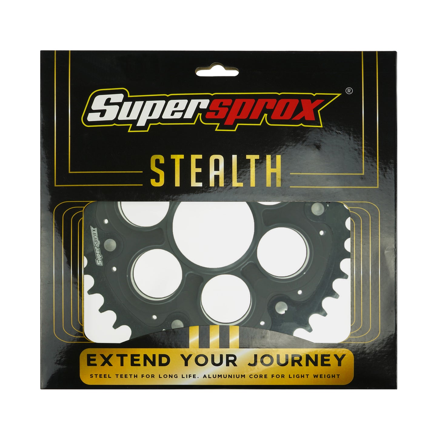 SuperSprox Rear Edge Sprocket Ducati BLK RSA-737-530-41-BLK 530 OE Pitch