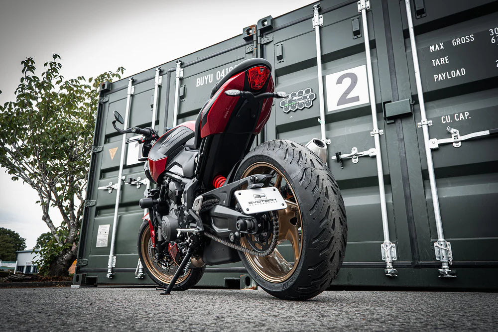 Triumph Trident 660 Tail Tidy. Swing arm version. Evotech Performance. 2026 Onwards