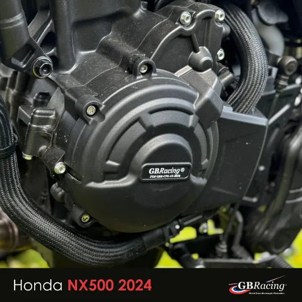 Honda NX 500 (2024 - On) Secondary Alternator Cover Protection. GB Racing