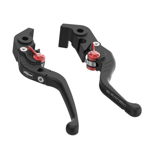 Ducati Streetfighter V4 S (2020 - On). Evo Folding Clutch and Short Brake Lever Set - Evotech Performance