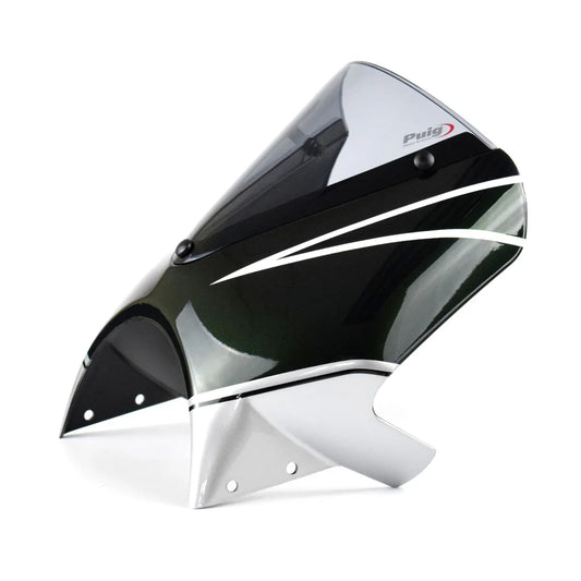 Kawasaki Z900RS (2022 - On) Pyramid Fly Screen | Metallic Dark Green Scheme |
