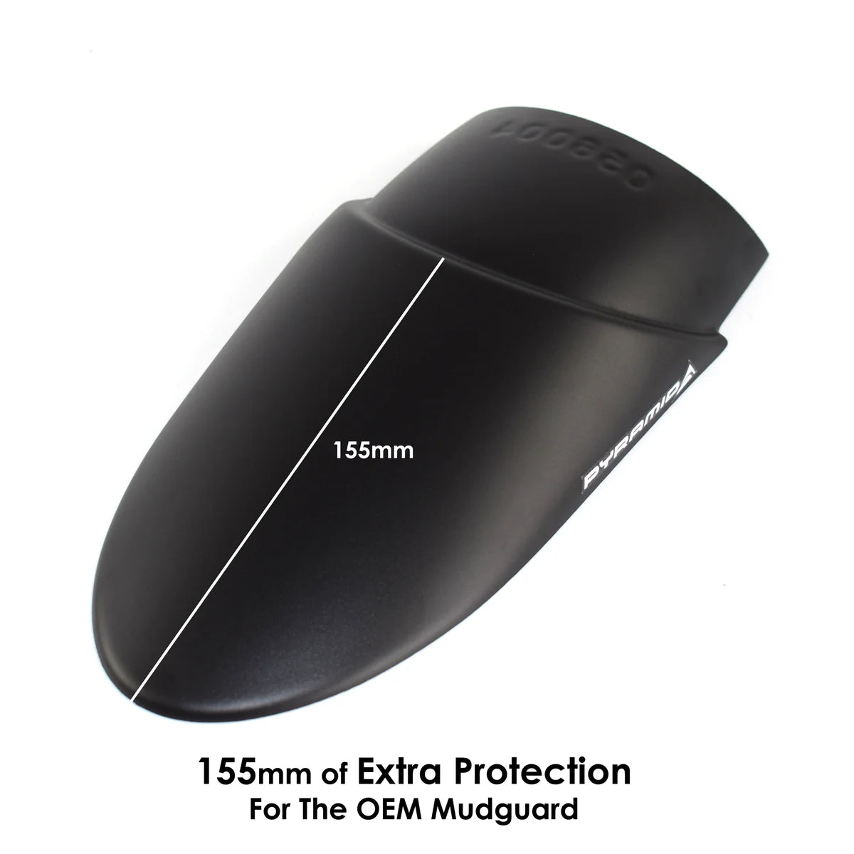 Triumph Speed 400 (2024 - On). Pyramid Front Fender Extension (Matte Black)