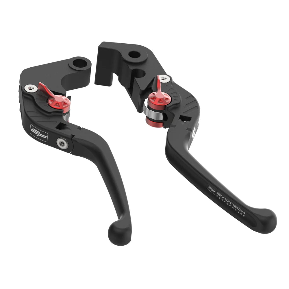 Kawasaki Z500 (2024 - On) Evo Folding Clutch and Brake Lever Set. Evotech Performance
