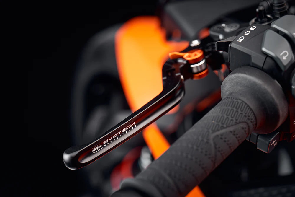 KTM 990 RC R (2026 - On) Evo Folding Clutch and Short Brake Lever Set Evotech Performance