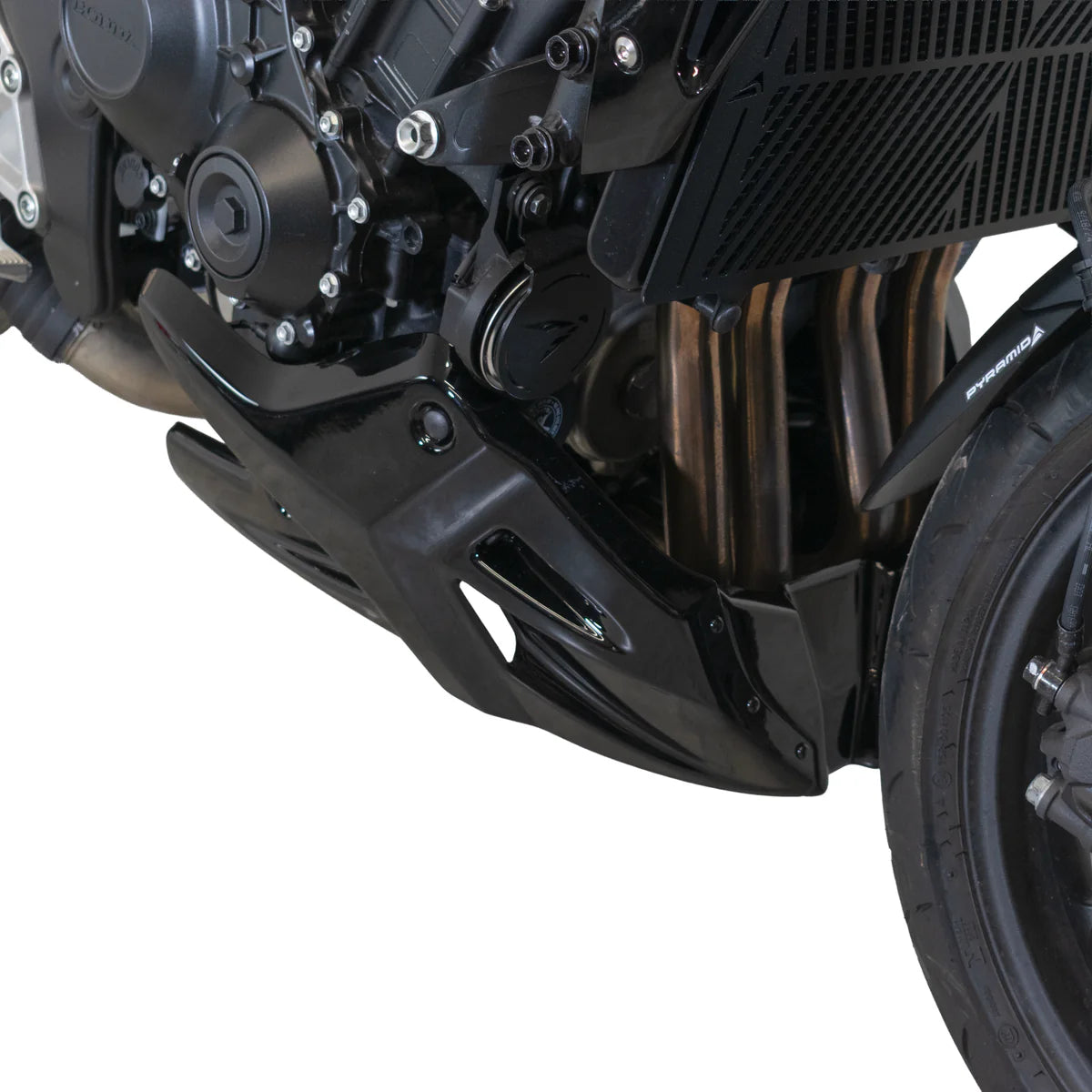 Honda CB1000 Hornet & SP (2025 - On) Pyramid Belly Pan Graphite Black