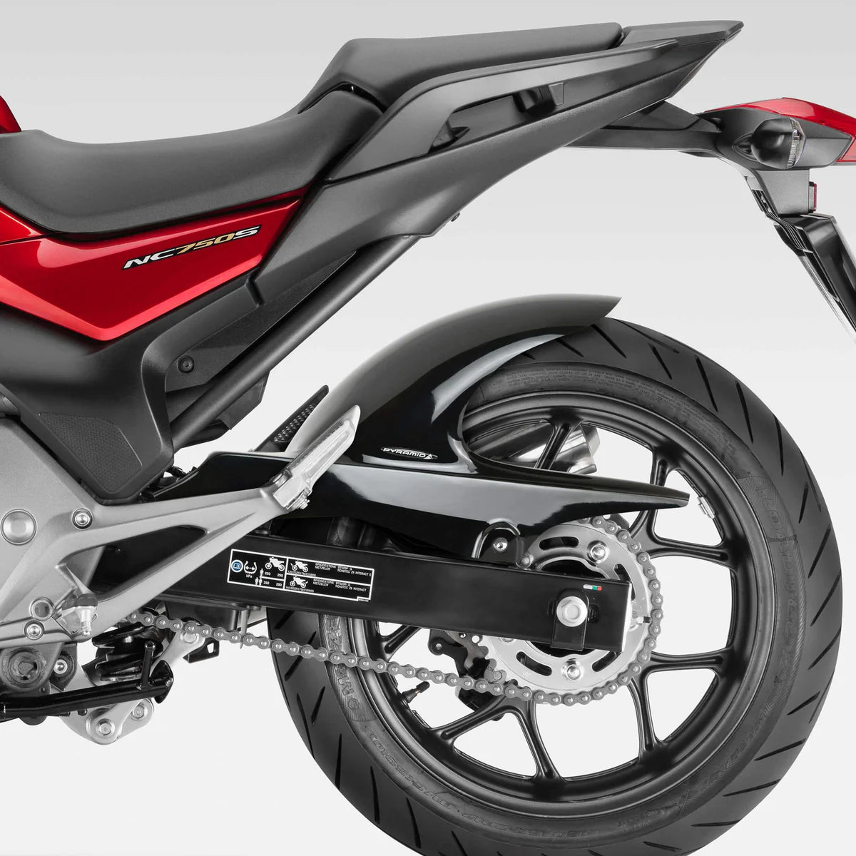 Honda NC750X (2012 - 2025) Pyramid Rear Hugger (Black)
