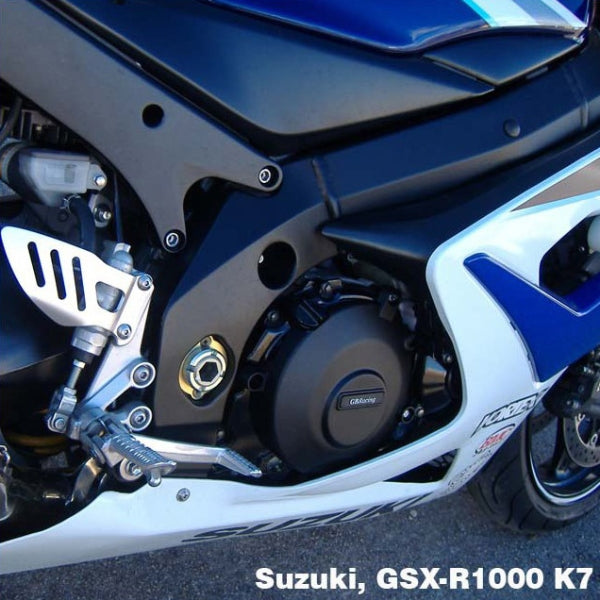 Suzuki GSX-R 1000 K5-K8 (2005 - 2008) Secondary Clutch & Alternator Cover Protector Set. GB Racing