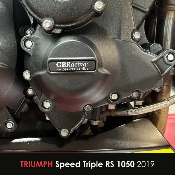 Triumph Speed Triple 1050 S / R & RS (2016 - 2020) Secondary Engine Cover Options. GB Racing