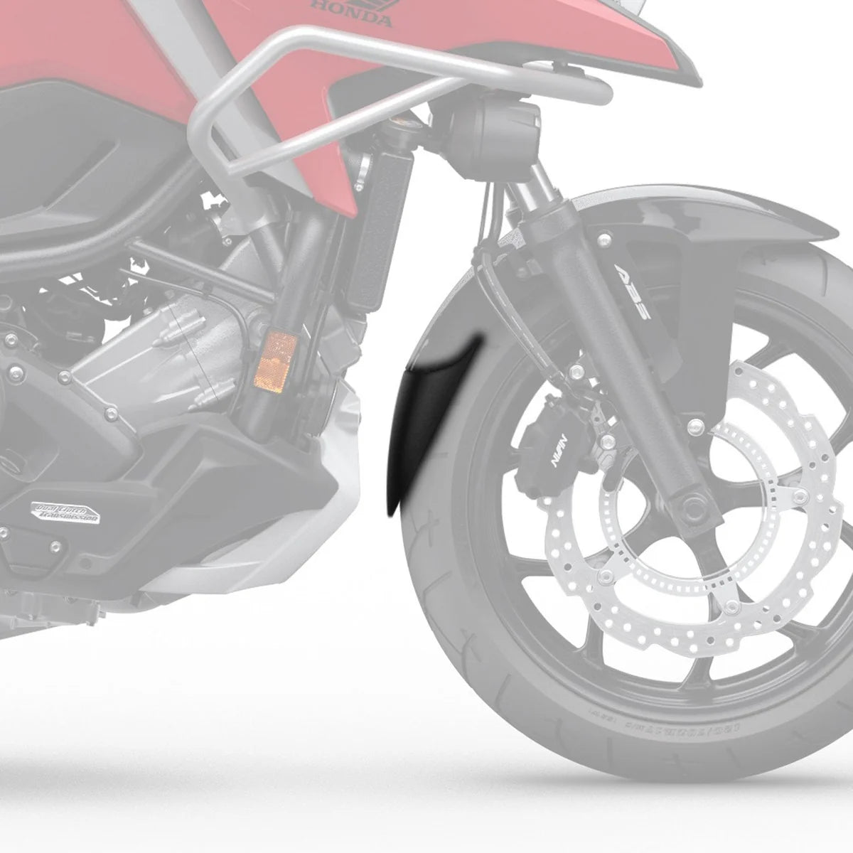 Honda NC750X (2021 - 2025) Pyramid Front Fender Extender Matte Black