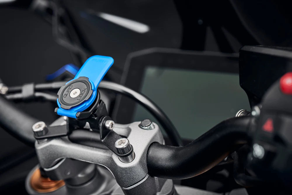 Suzuki GSX-S1000GX & GX Plus. (2024 - On) Quad Lock Handlebar Clamp Sat Nav Mount. Evotech Performance