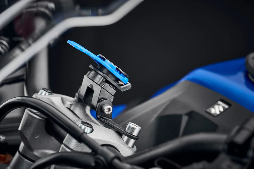 Suzuki GSX-S1000GX & GX Plus. (2024 - On) Quad Lock Handlebar Clamp Sat Nav Mount. Evotech Performance