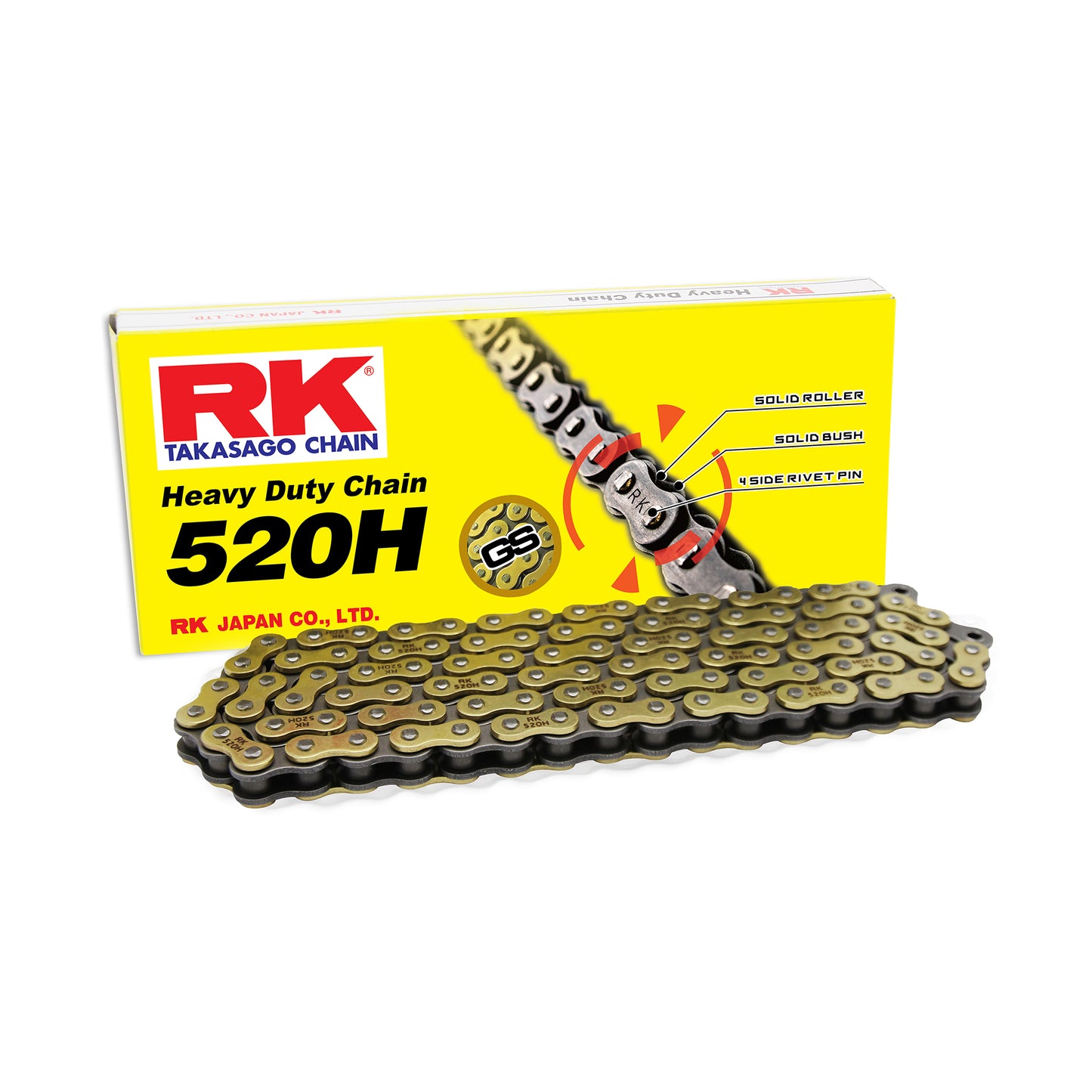 RK GS520H-114 Gold Heavy Duty Chain