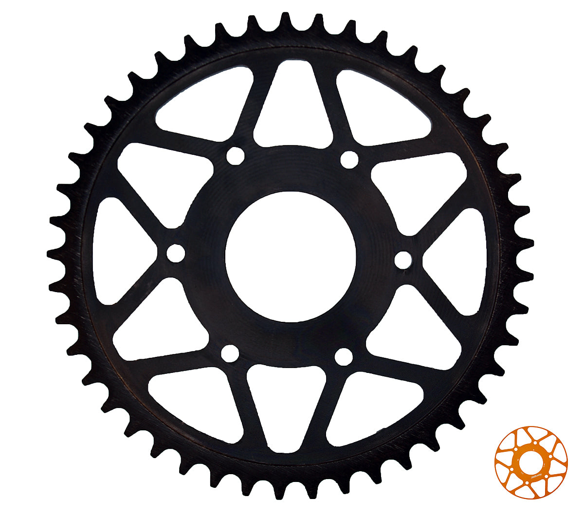 SuperSprox steel sprocket with orange alloy insert RFA-905-45 JTR 890-45