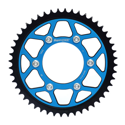 SuperSprox steel sprocket with blue alloy insert RFA-1844-48 JTR 1844-48