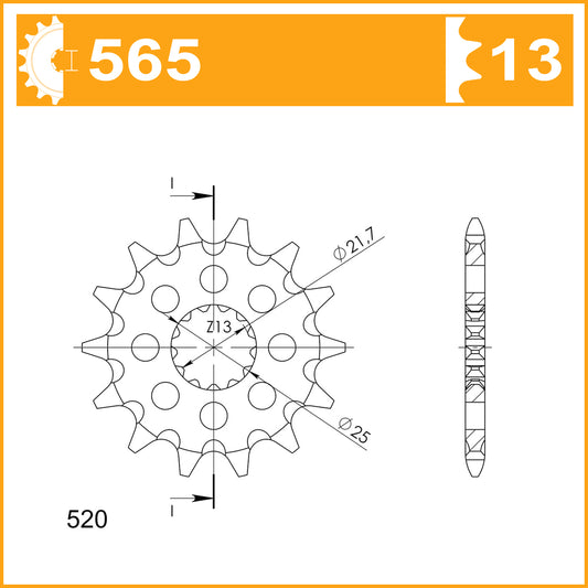 SuperSprox Front MX Grooved CST-565-13