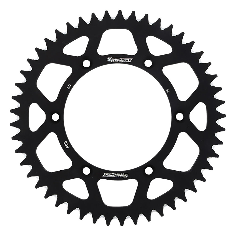 SuperSprox Rear Alloy MX RAL-808-49-BLK