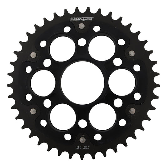 SuperSprox Rear Edge Sprocket Ducati RSA-737-525-41-BLK *525 CHAIN conversion*