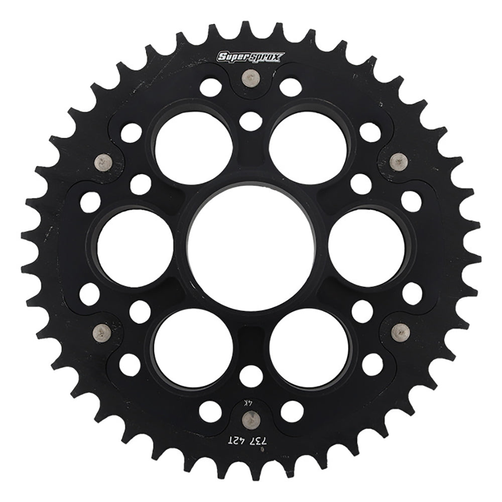 SuperSprox Rear Edge Sprocket Ducati RSA-737_525-42-BLK *525 chain conversion*