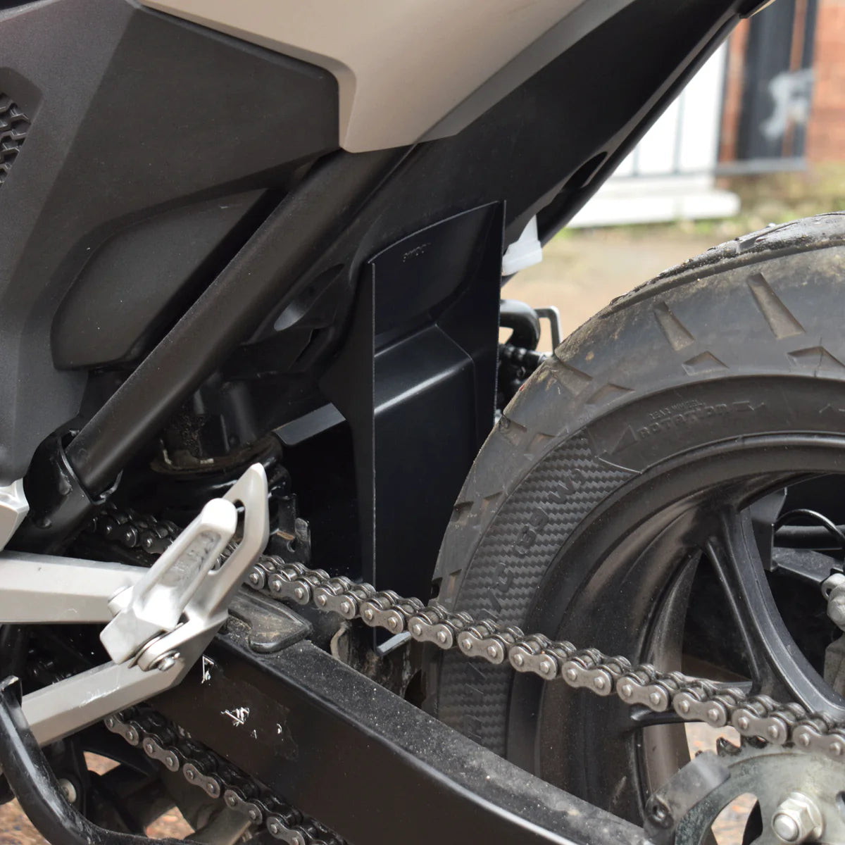 Honda NC750X (2021 - 2025) Pyramid Shock Shield (Black)